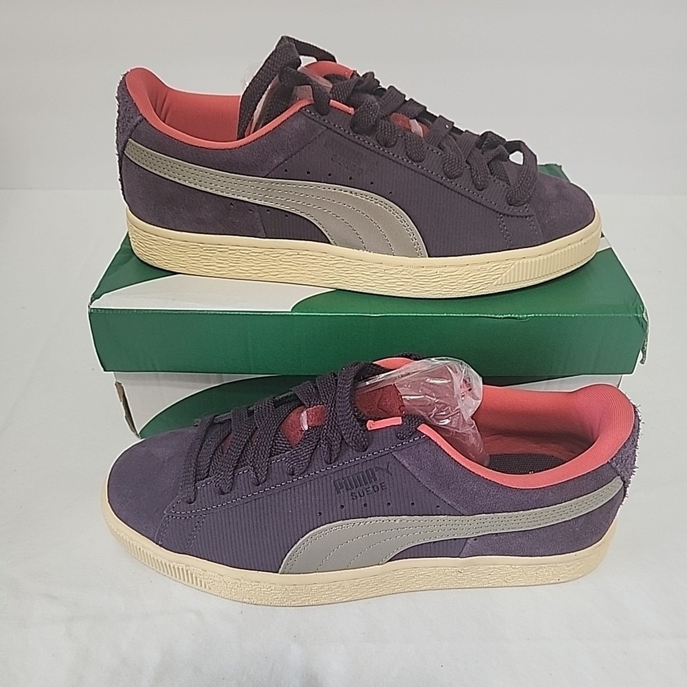 Puma Suede‎ Play Paris 39819001 Mens 8 Midnight Plum Suede Lifestyle Sneakers - Picture 3 of 5